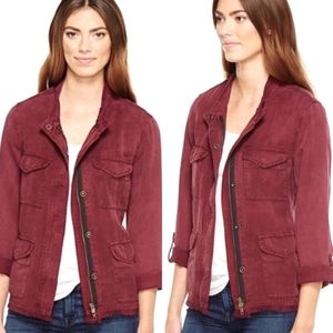 Sanctuary Roy Burgundy Red Military Jacket